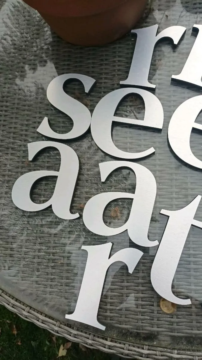 Metal numbers letters, D18, post 6e - Image 4