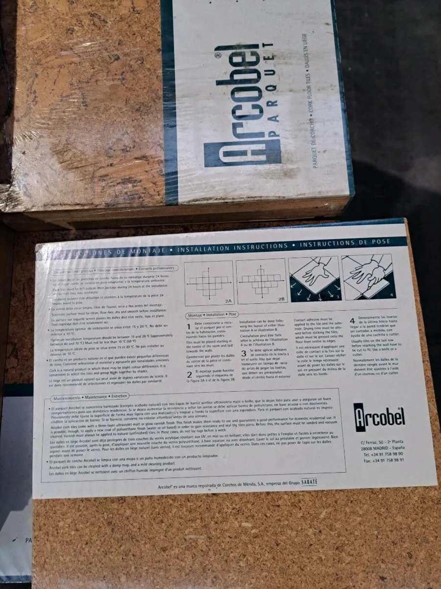 Cork flooring tiles - Image 2