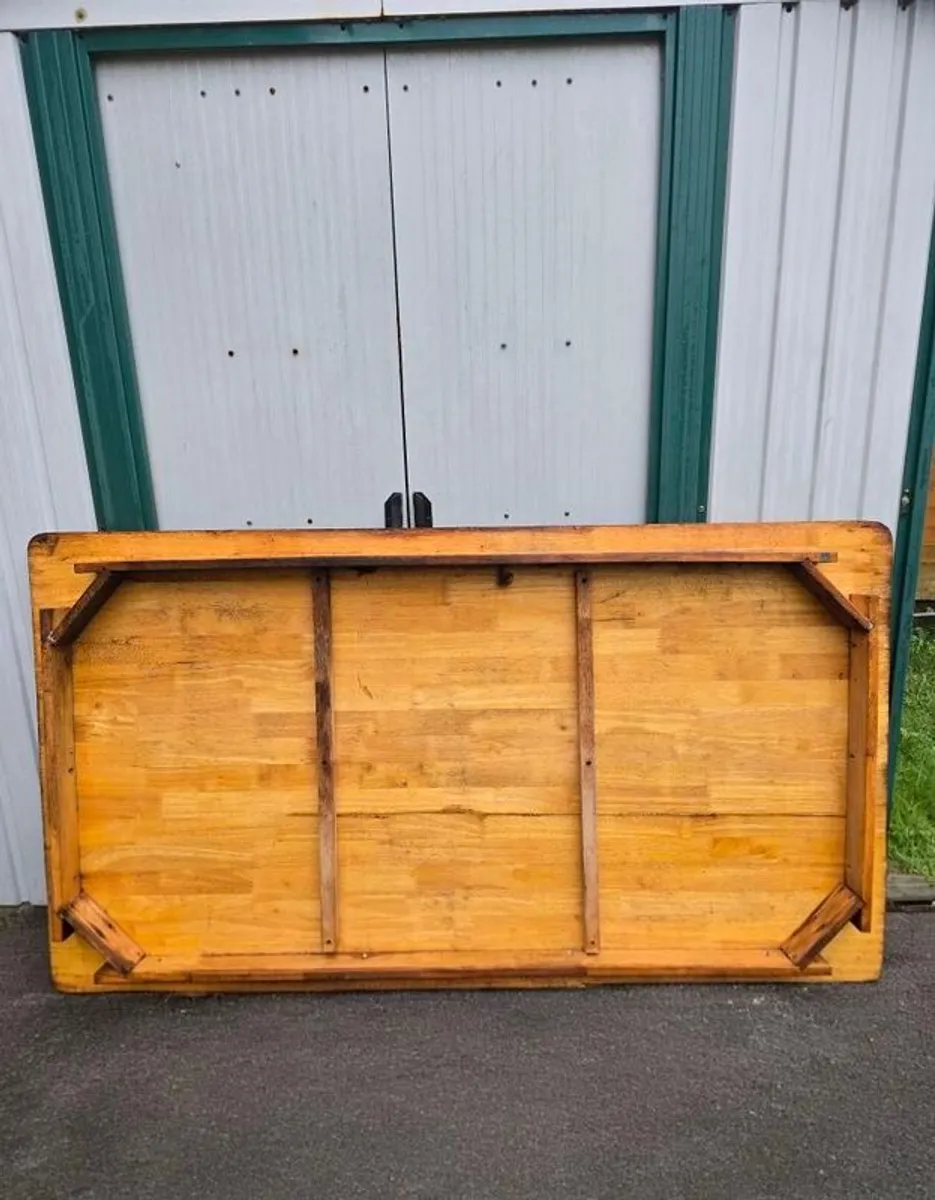 PRICE DROP. MUST GO! Solid wood Dining table with 6 Chairs. - Image 2