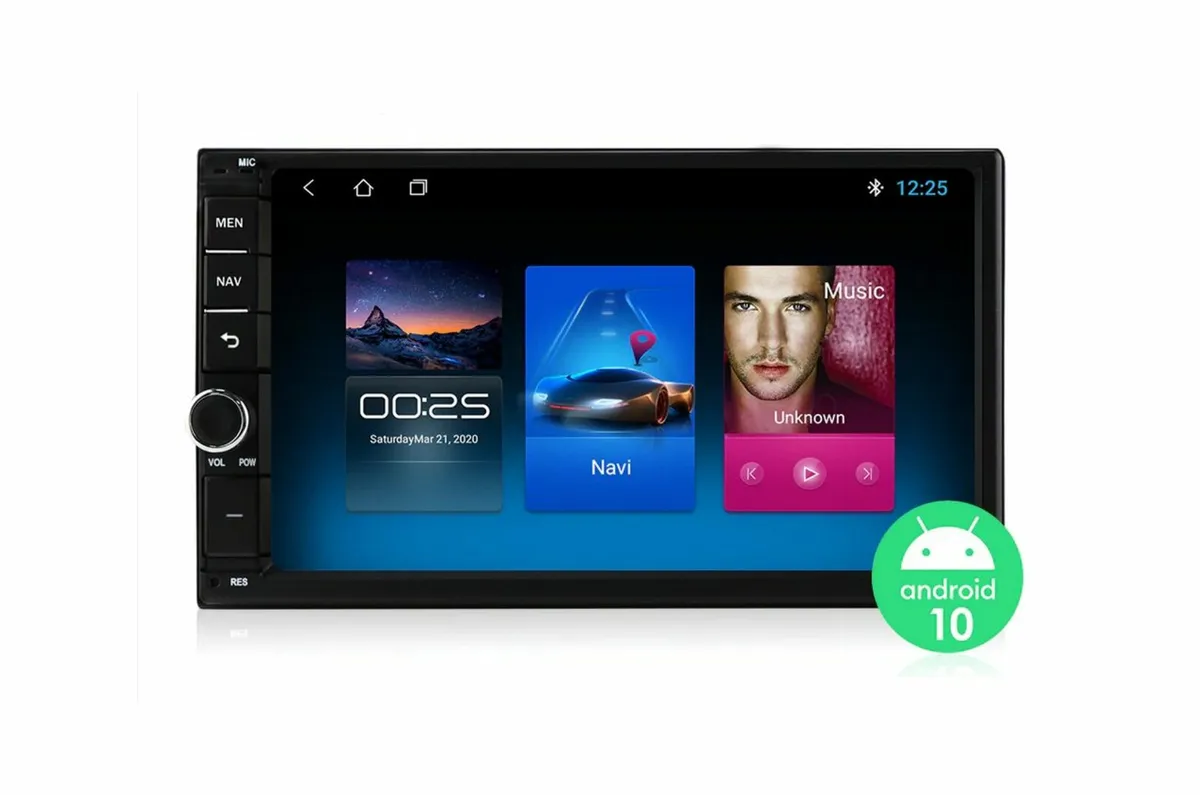 2 DIN 7" Android radio for camper van