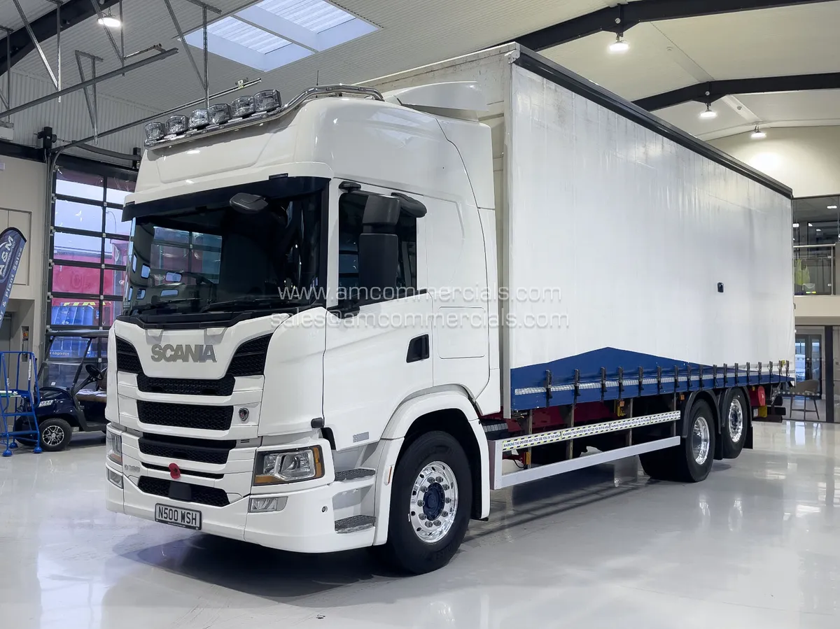 2018 SCANIA G320 CURTAINSIDE RIGID 26 TONNER - Image 3