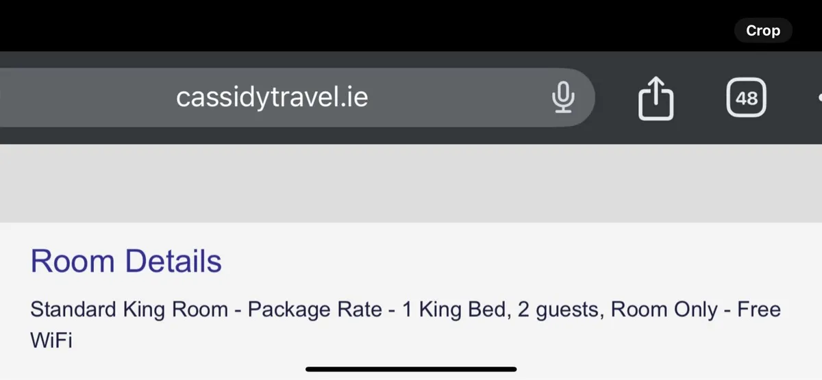 Hotel Night Clayton Hotel Burlington rd Sat15Nov - Image 2