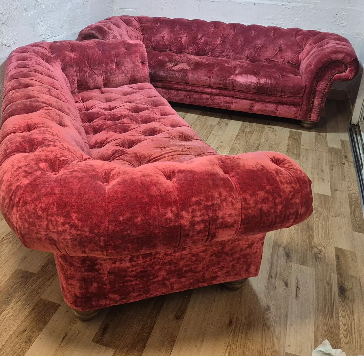 Matching Chesterfields,Dublin Delivery - Image 1