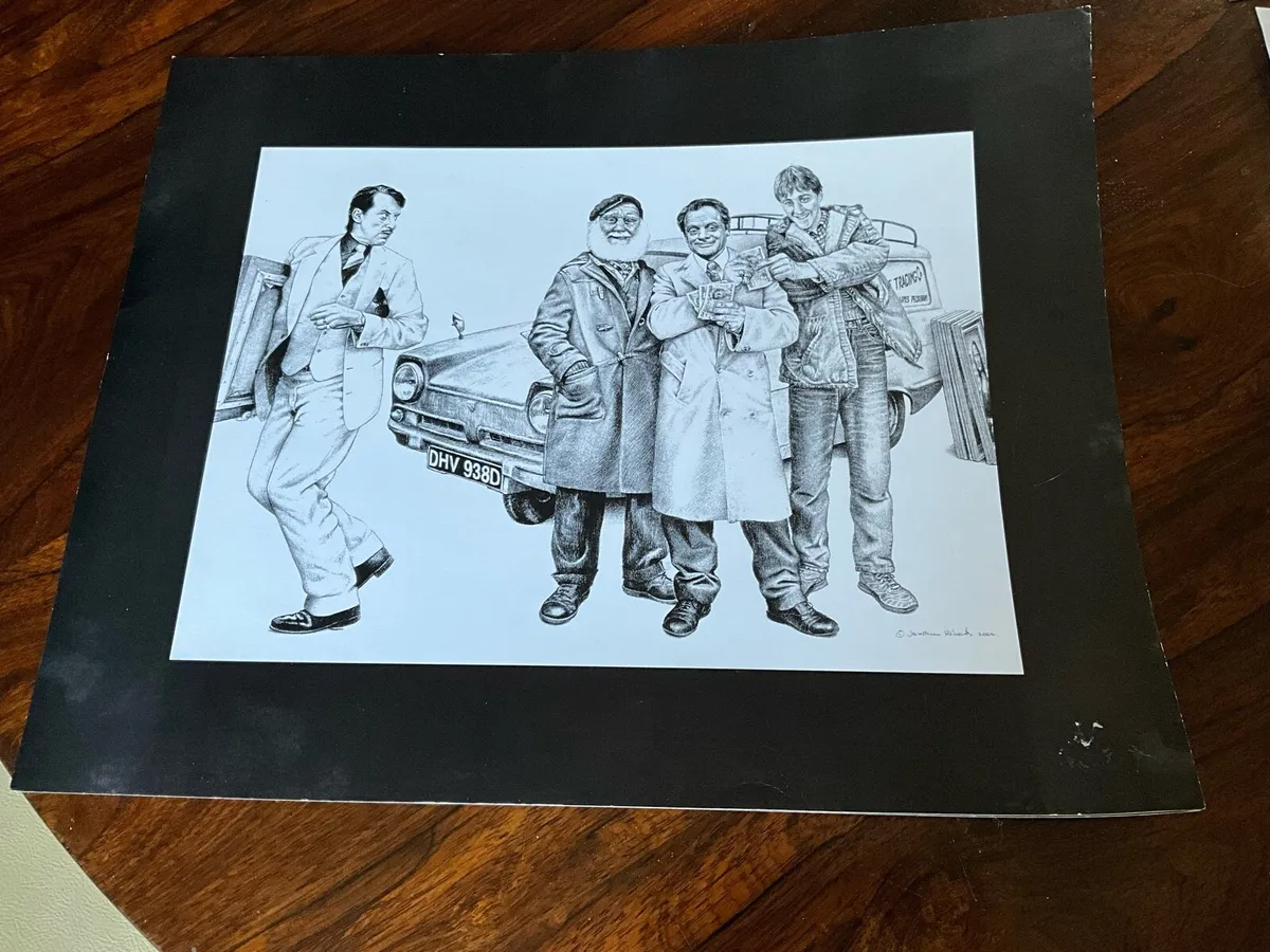 Large “Fools & Horses Print - Image 1