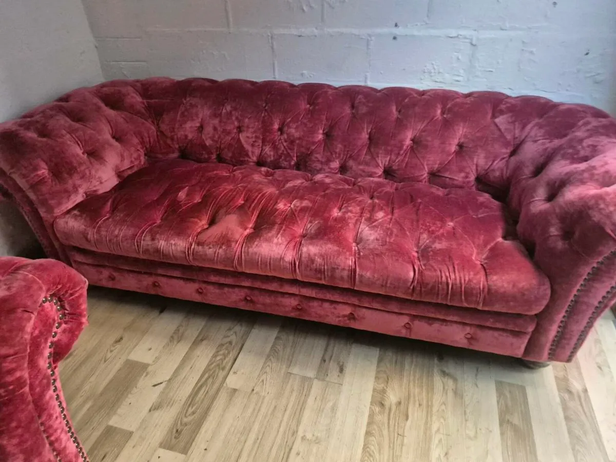 Matching Chesterfields,Dublin Delivery - Image 4