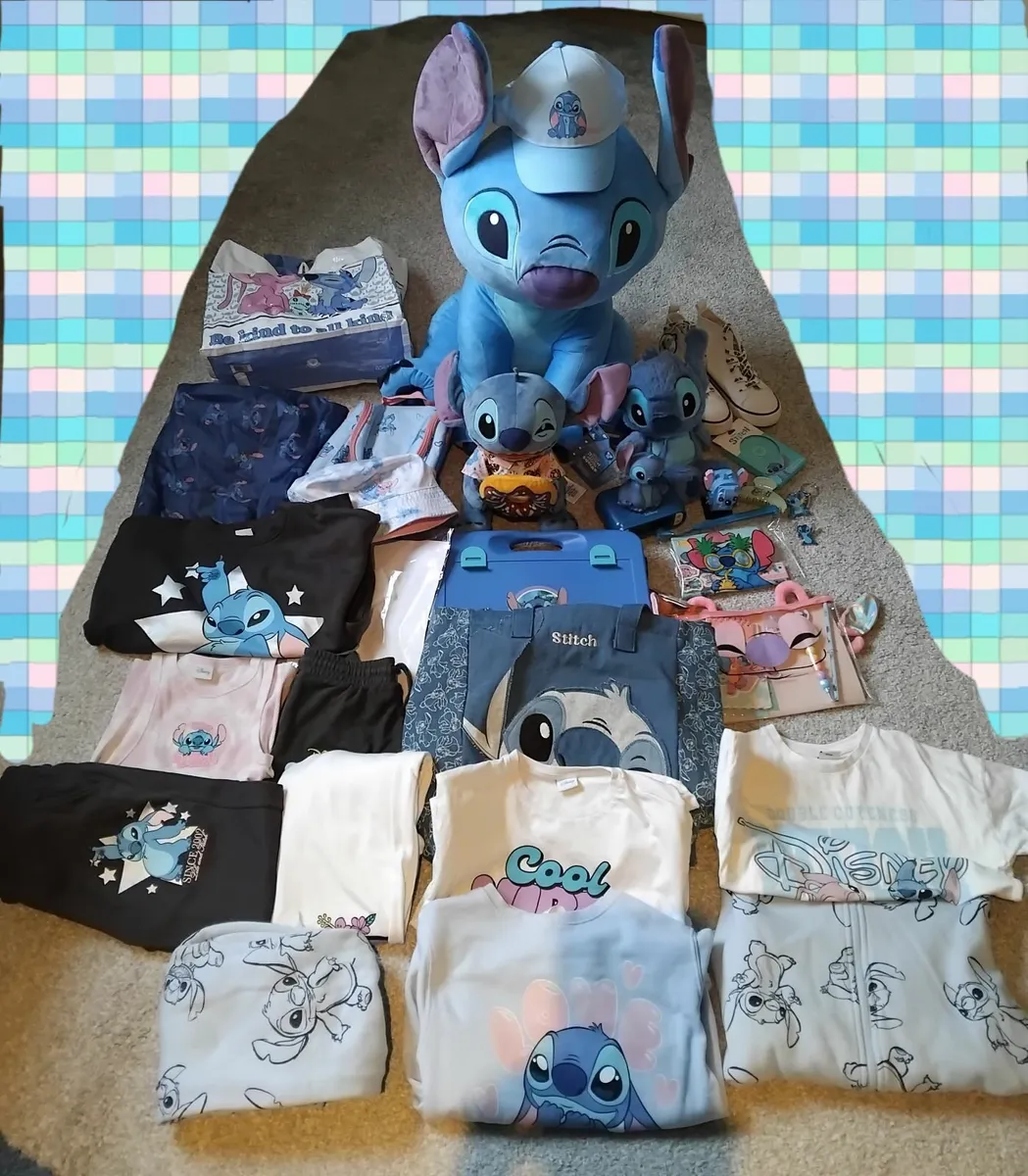 Stitch Bundle, Clothes, Limited Edition Plush & mo - Image 4