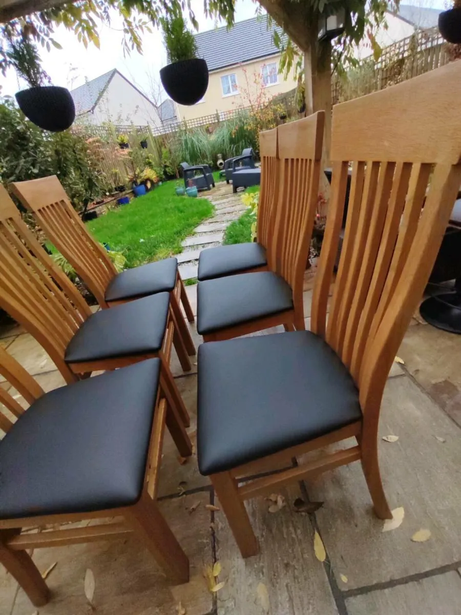 6 kitchen dining chairs - Image 3
