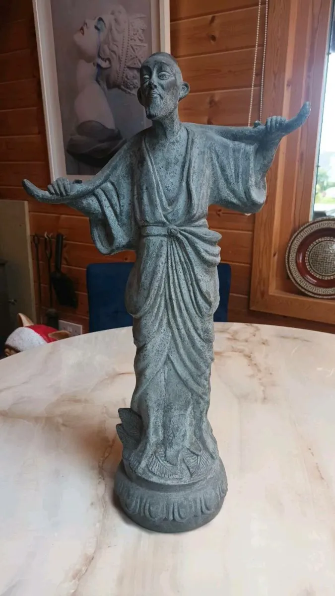 Chinese garden ornament, heavy, not stone D18 - Image 2