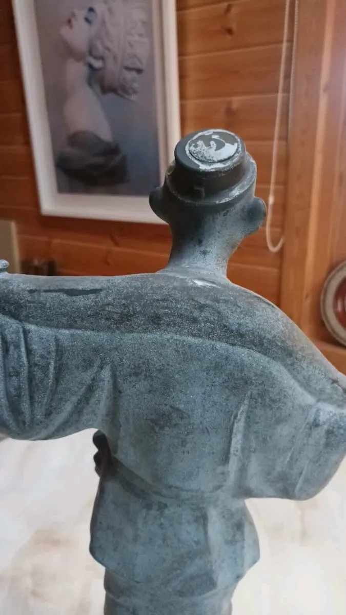 Chinese garden ornament, heavy, not stone D18 - Image 4