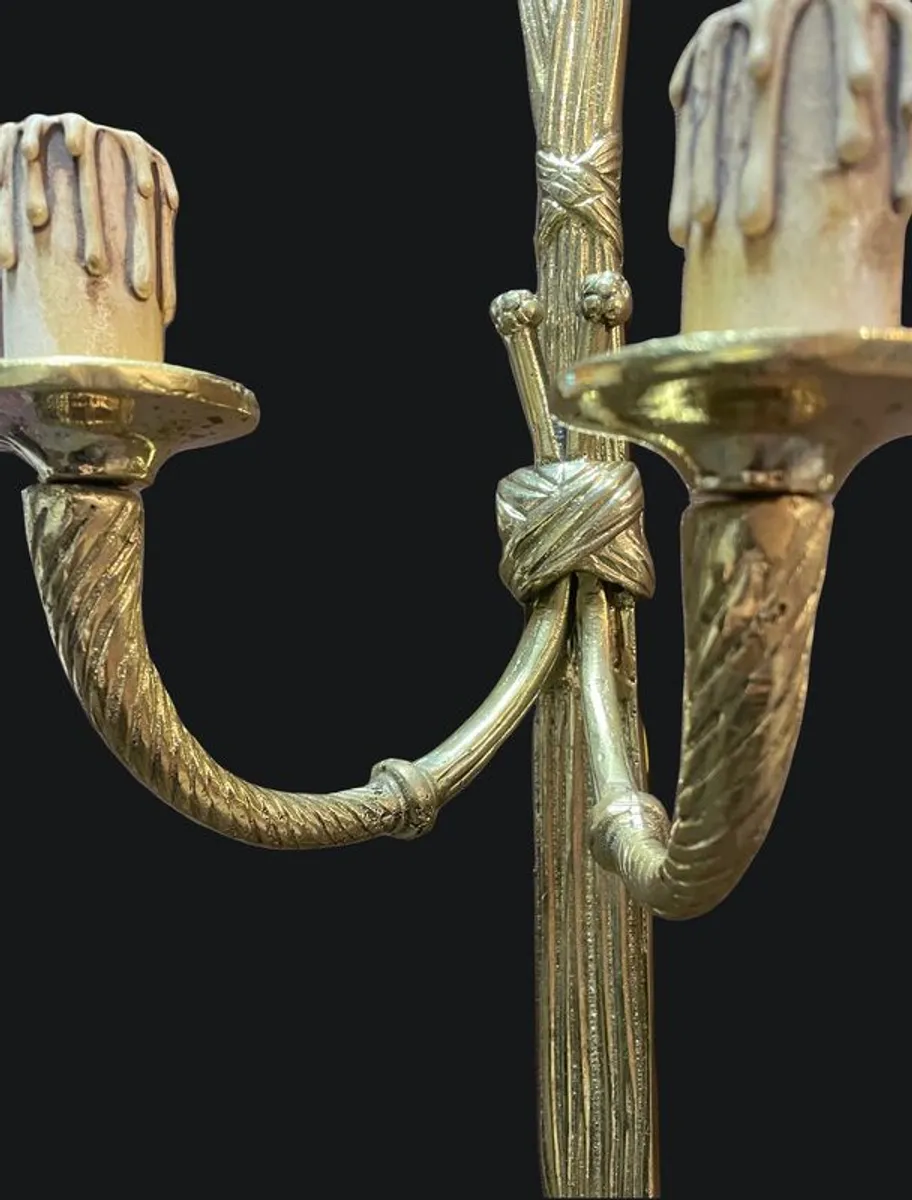 Beautiful Pair of Large French Wall Lights - Image 2
