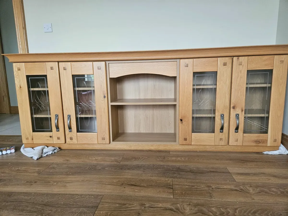 Shaker style kitchen display wall unit - Image 1