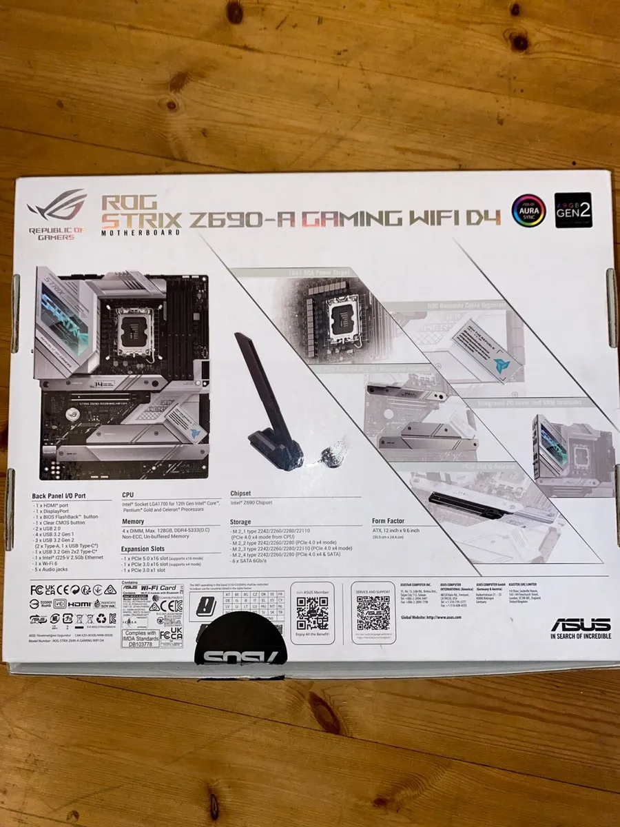 ASUS Rog Strix z690a White Gaming Wifi - Image 2