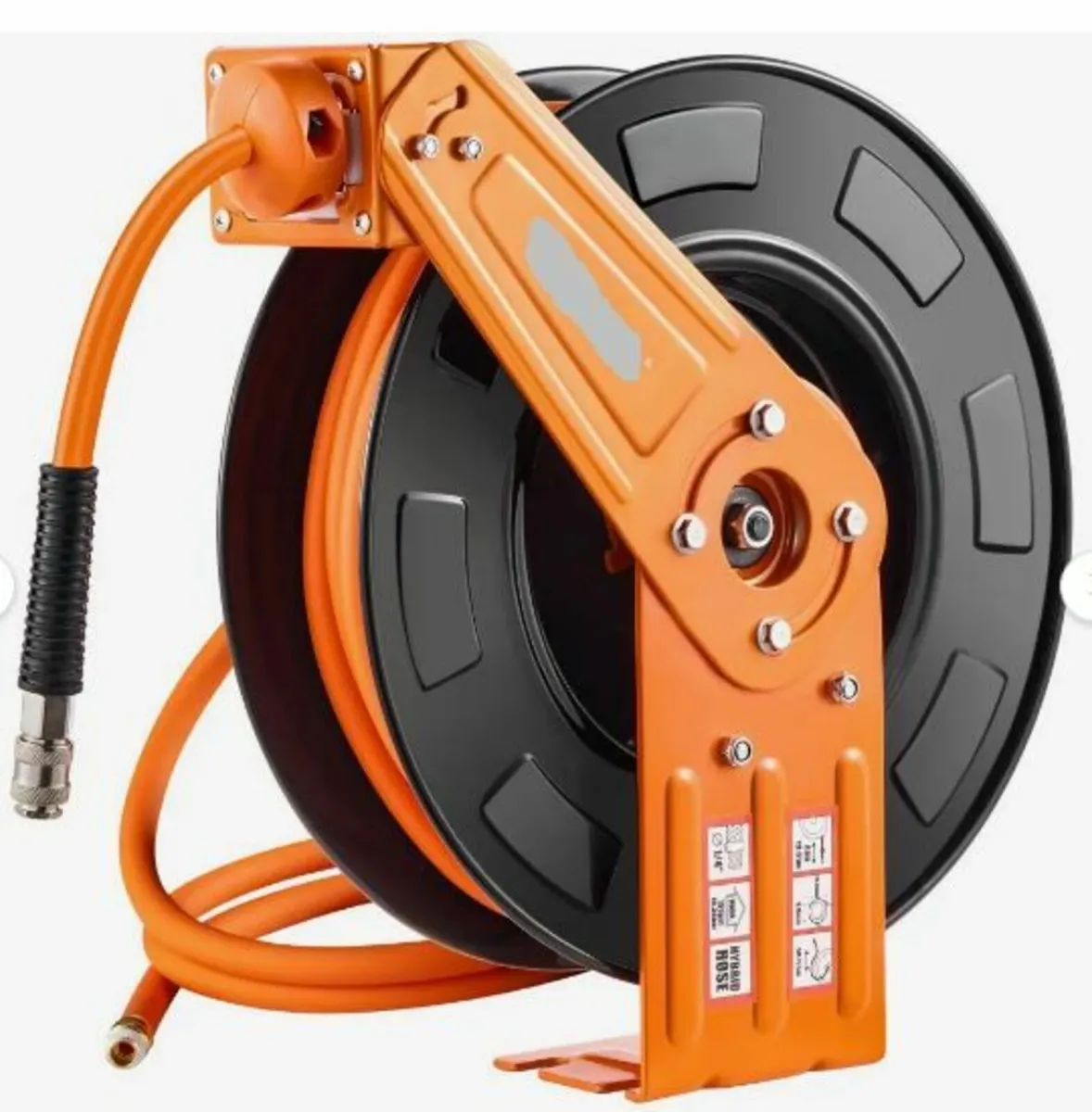 Retractable Air Hose Reel, 3/8 IN x 65 FT - Image 4