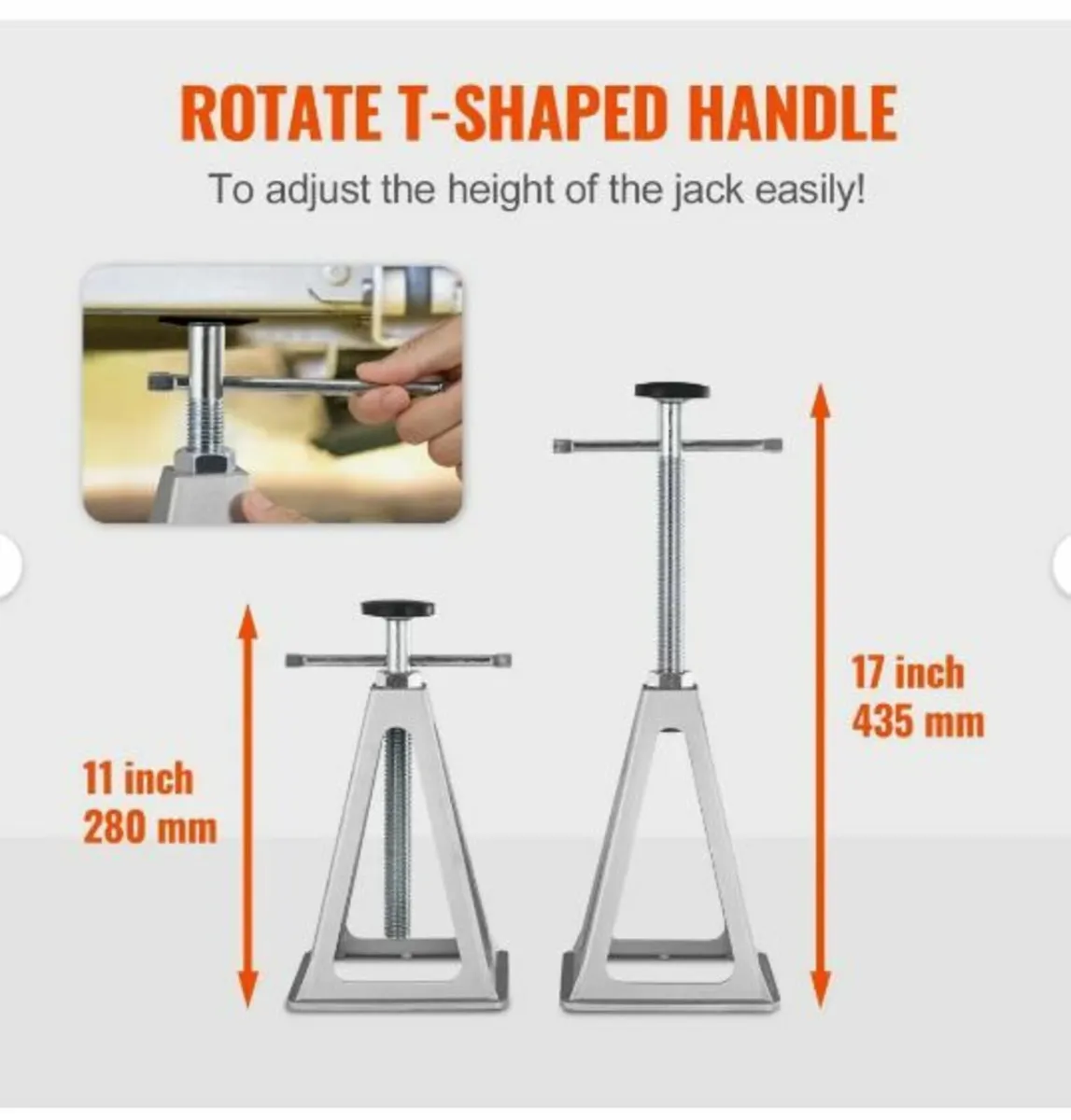 RV Stabilizer Jacks, 4 Pack Aluminum - Image 3