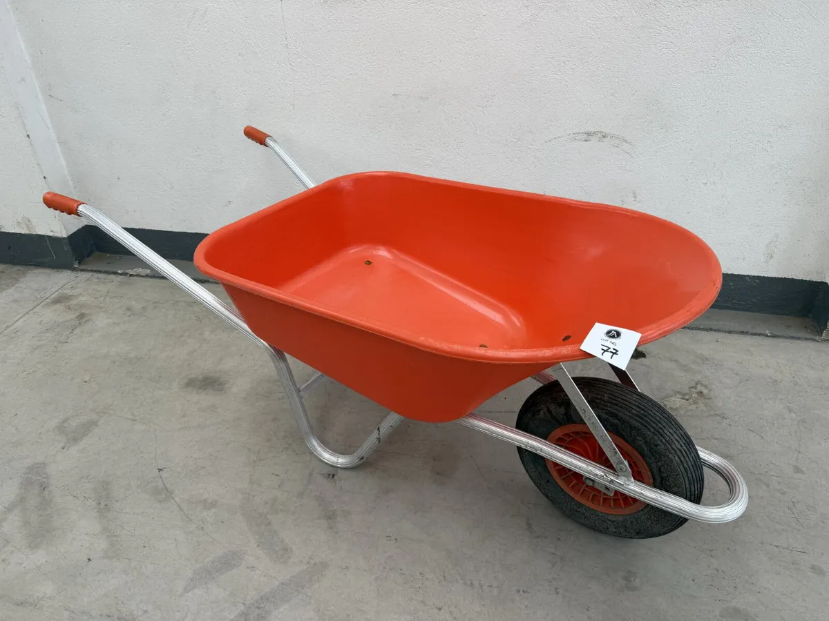 New plastic Wheel Barrow **Online Auction** - Image 1