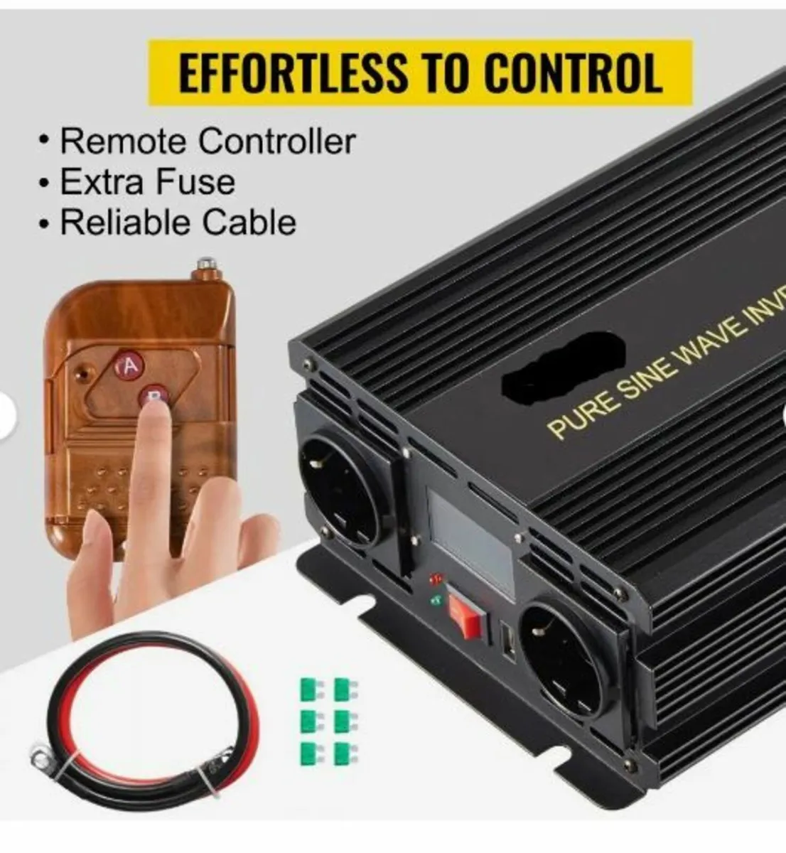 Pure Sine Wave Inverter 2500W Power Inverter - Image 4