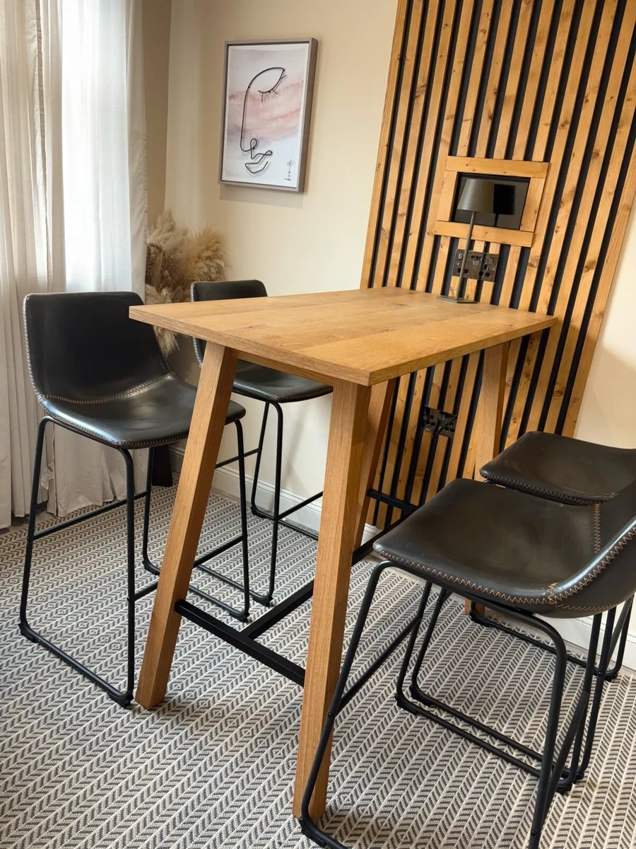 Harvey Norman high bar table - Image 1