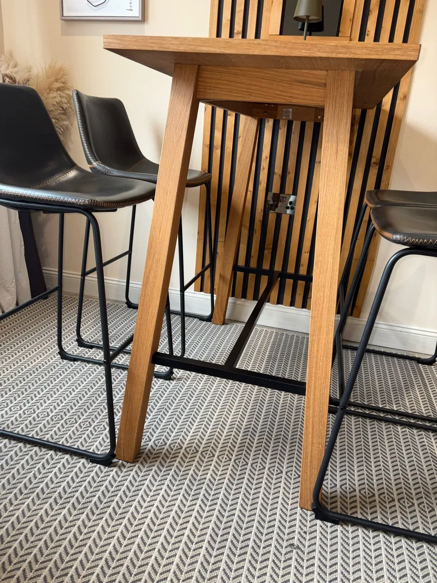 Harvey Norman high bar table - Image 3