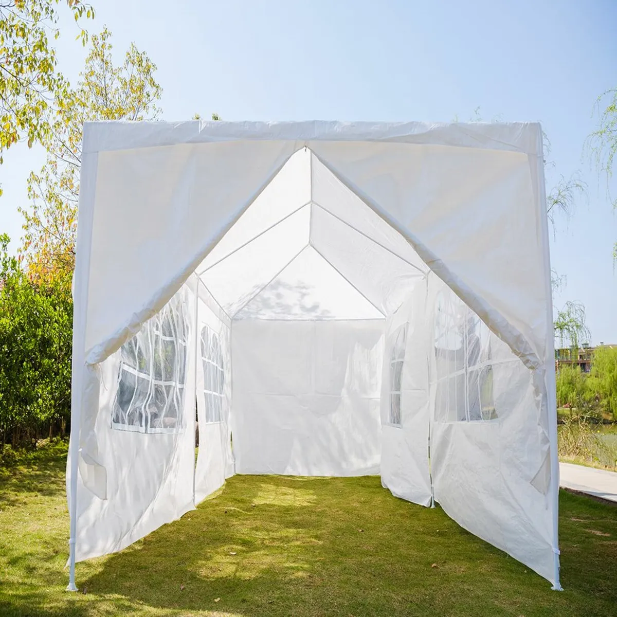 Canopy Party Tent 3m x 6m (10' x 20') White - Image 3
