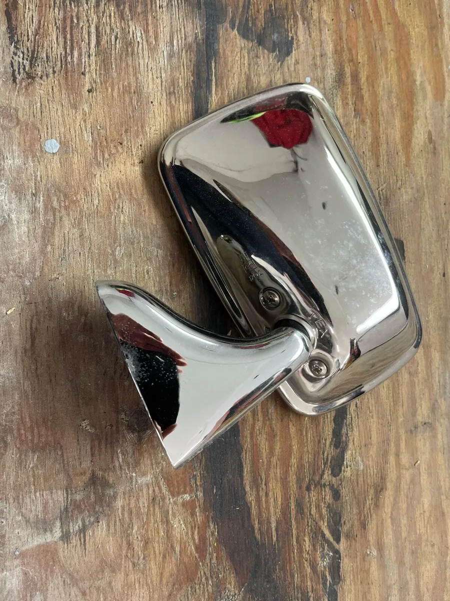 MG/MGB RH Chrome door mirror - Image 2
