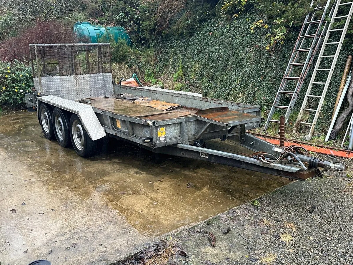 Ivor William 14ft plant trailer - Image 2