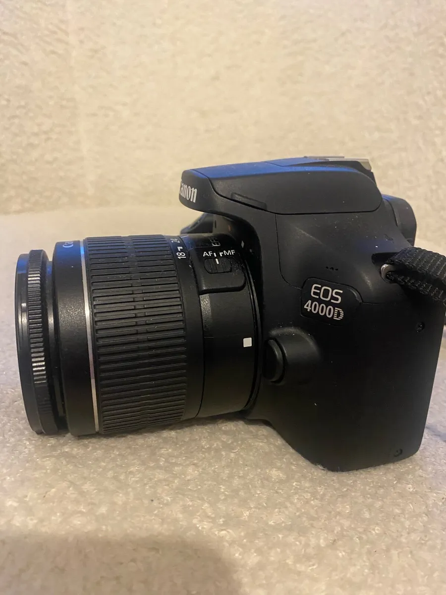 Canon EOS 4000D DSLR Camera and EF-S 18-55 mm f/3. - Image 1
