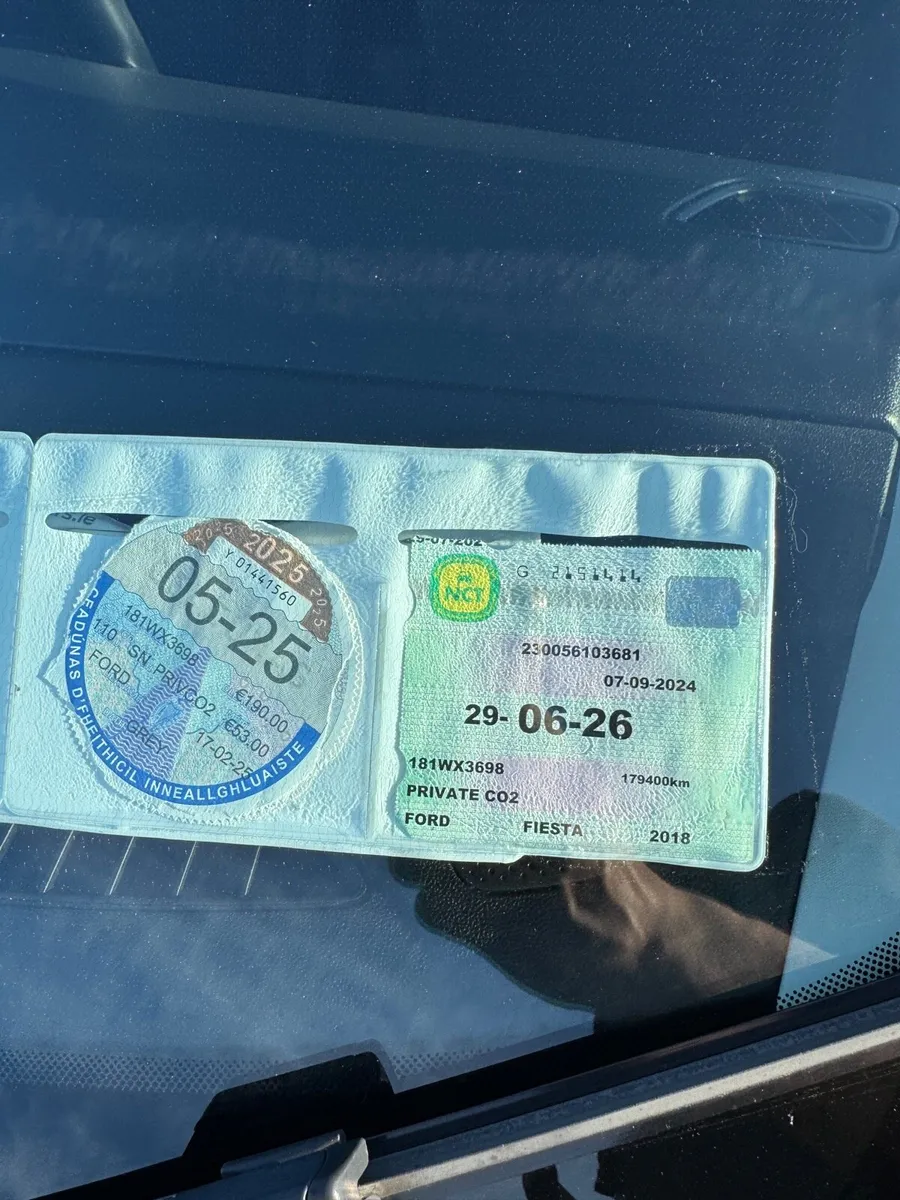 Ford Fiesta NCT 6/26 TB+WP Done - Image 3