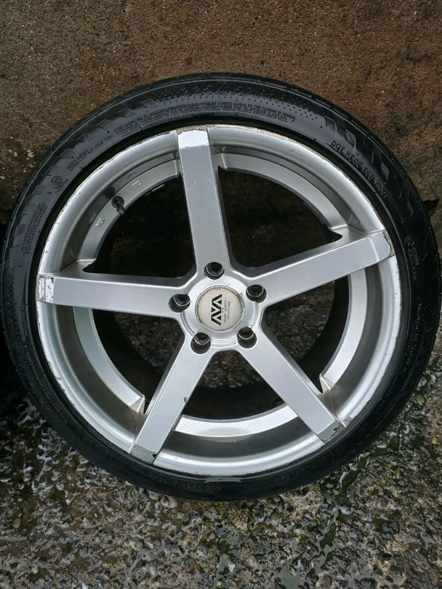 Ava miami 18 inch 5x120 staggered fitment - Image 2