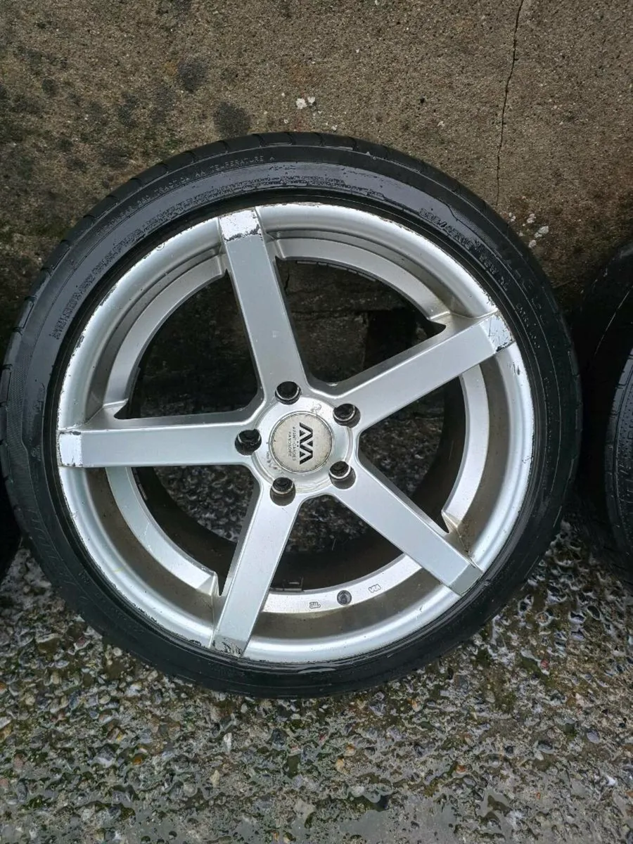 Ava miami 18 inch 5x120 staggered fitment - Image 3