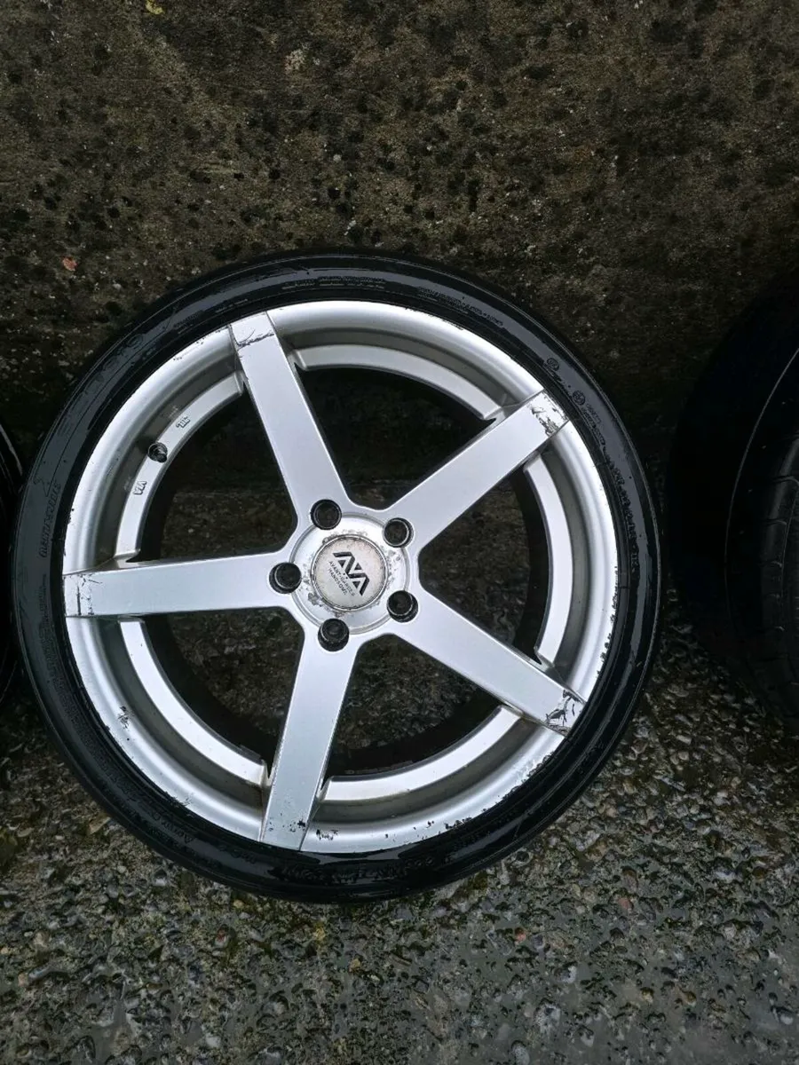 Ava miami 18 inch 5x120 staggered fitment - Image 4