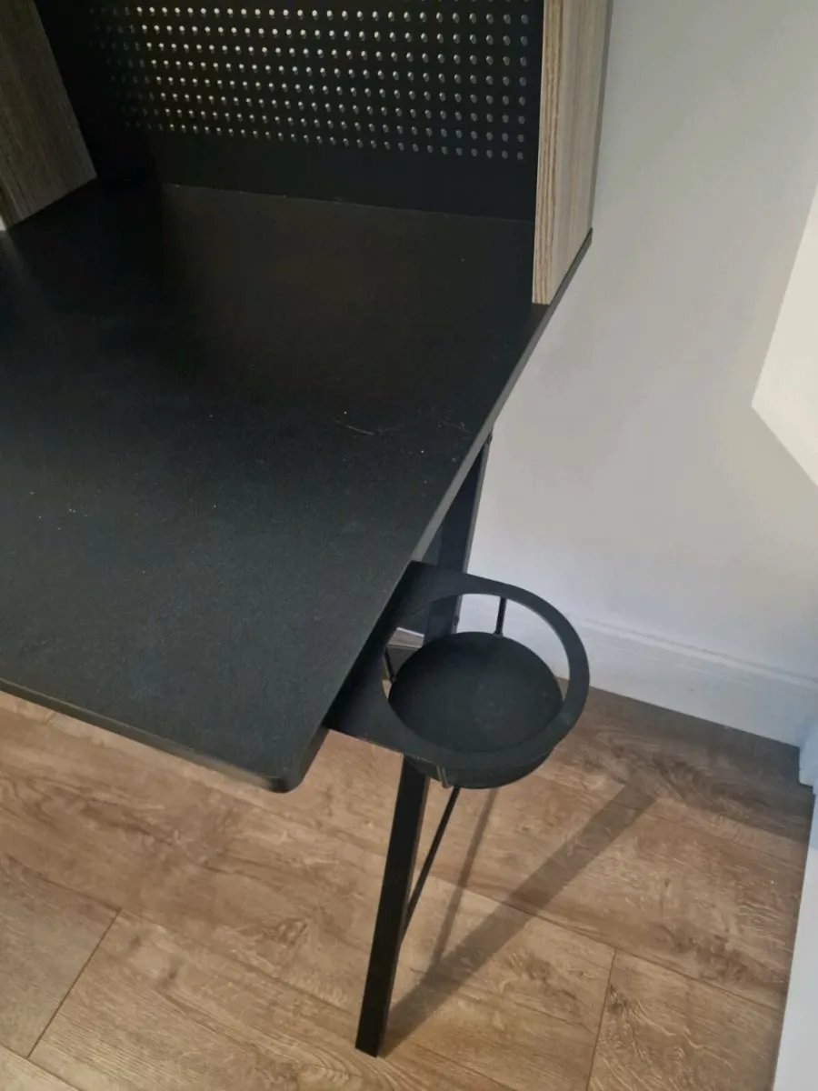 Black Wooden Desk - Image 3
