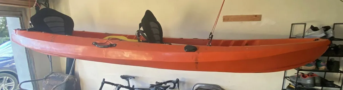 Tandem kayak 2+1 used once - Image 1