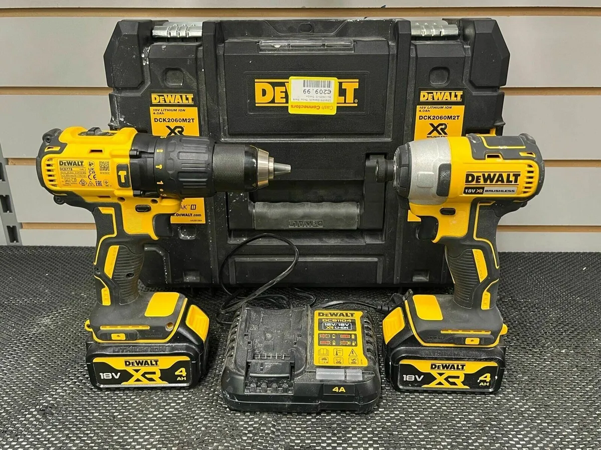 DeWalt Cordless Drill + Impact Driver - Image 1