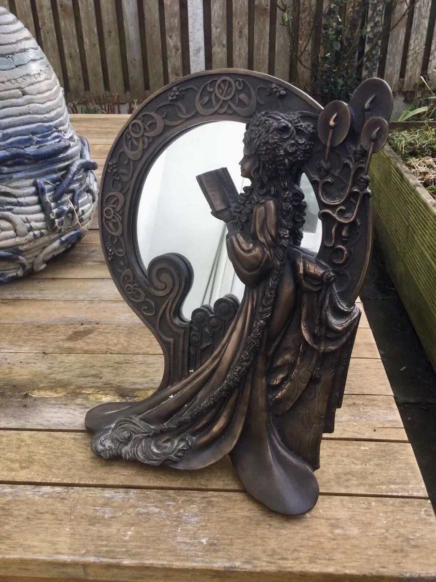Vintage Standing Mirror - Image 1