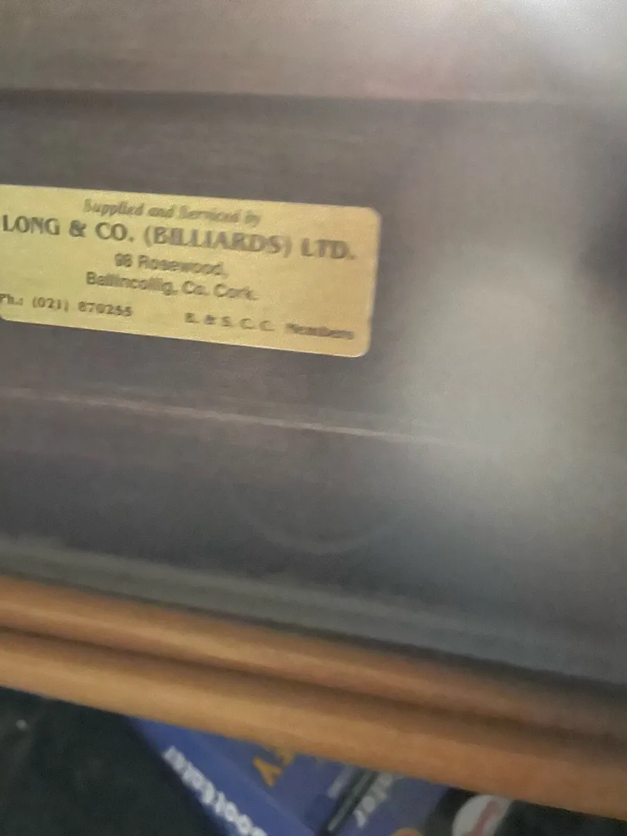 Snooker Table - Image 3