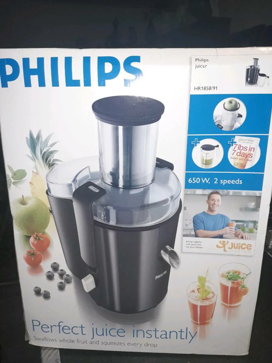Phillips wholefruit juicer unused in box - Image 1
