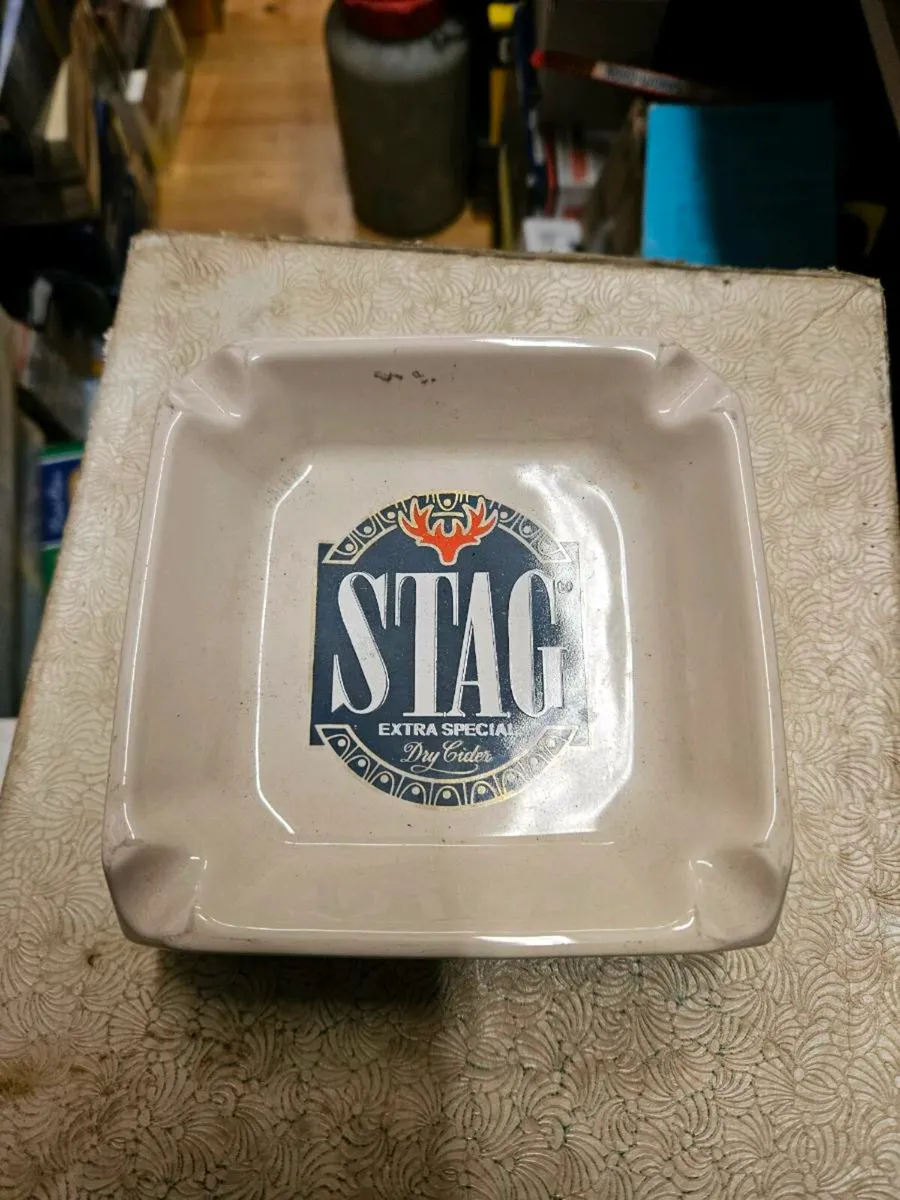 Vintage Guinness STAG Ashtray - Image 1