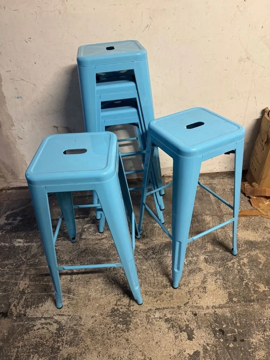 17 Metal / Vintage Bar Stools - Image 1