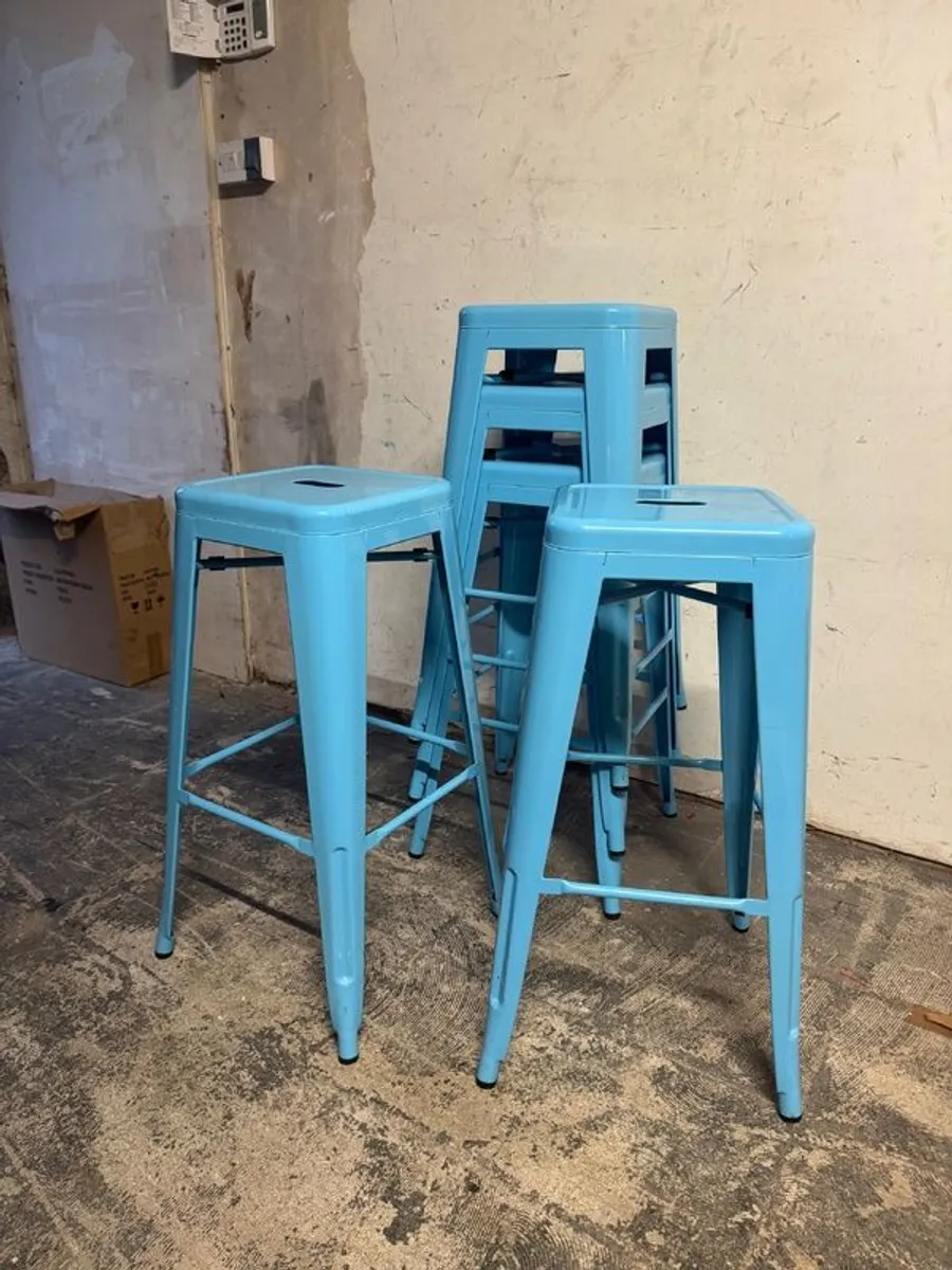 17 Metal / Vintage Bar Stools - Image 3