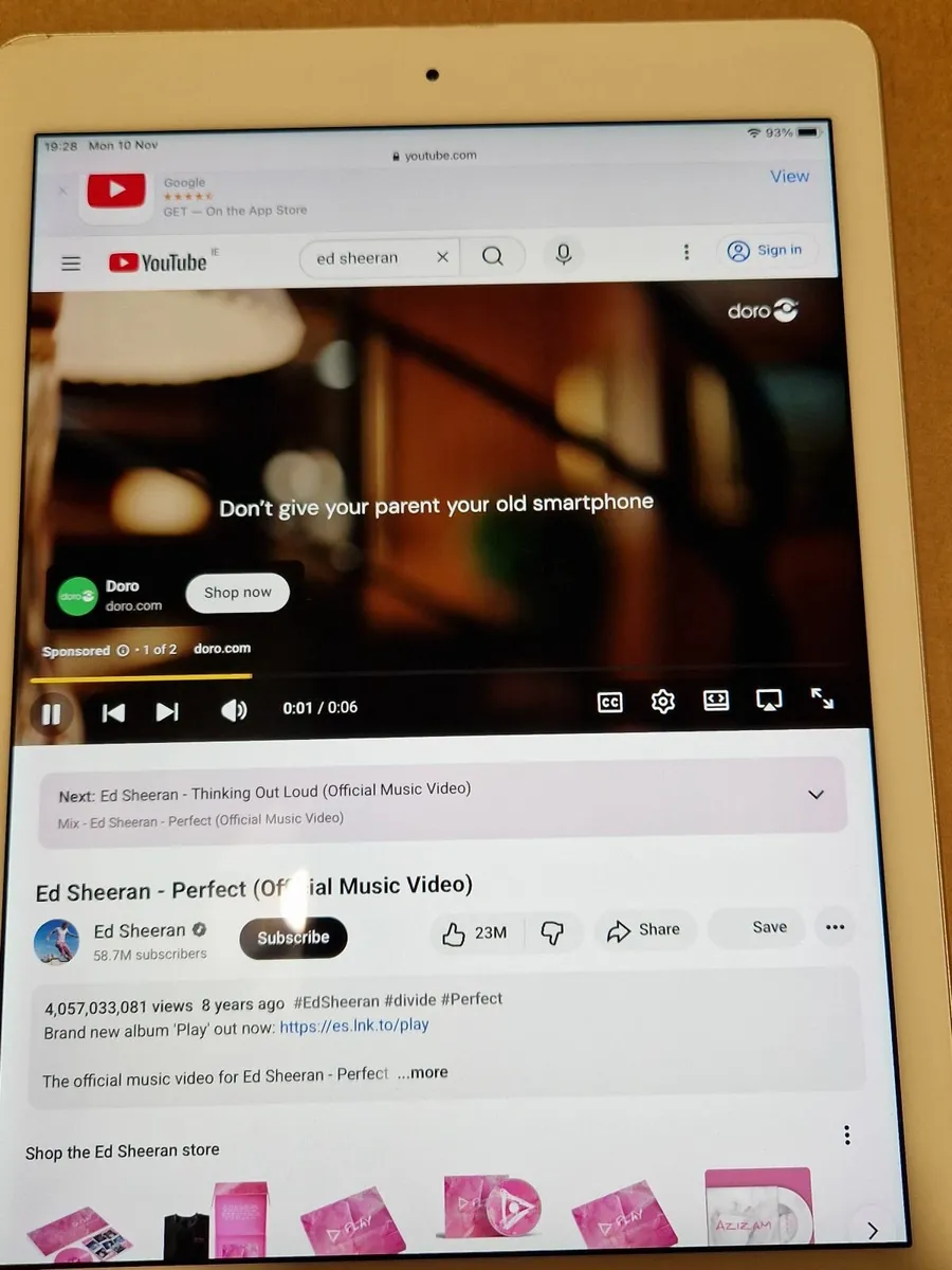 Apple Ipad Pro 9.7 inch, 128GB, working great - Image 2