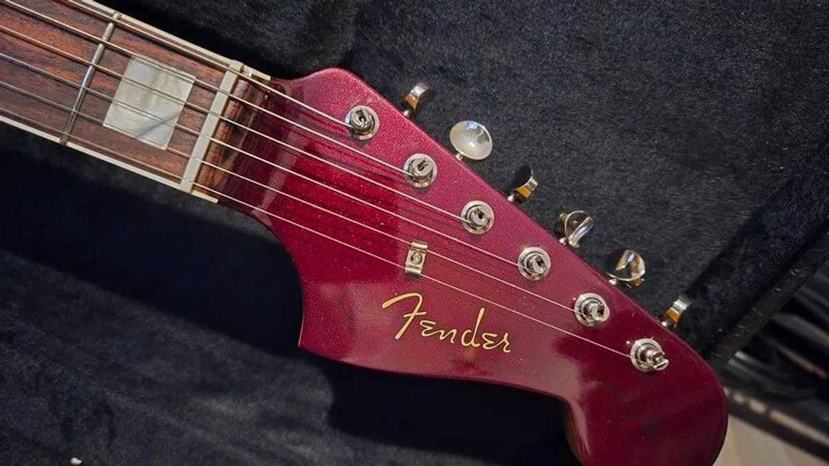 Fender TVL Oxblood Jazzmaster - Image 3