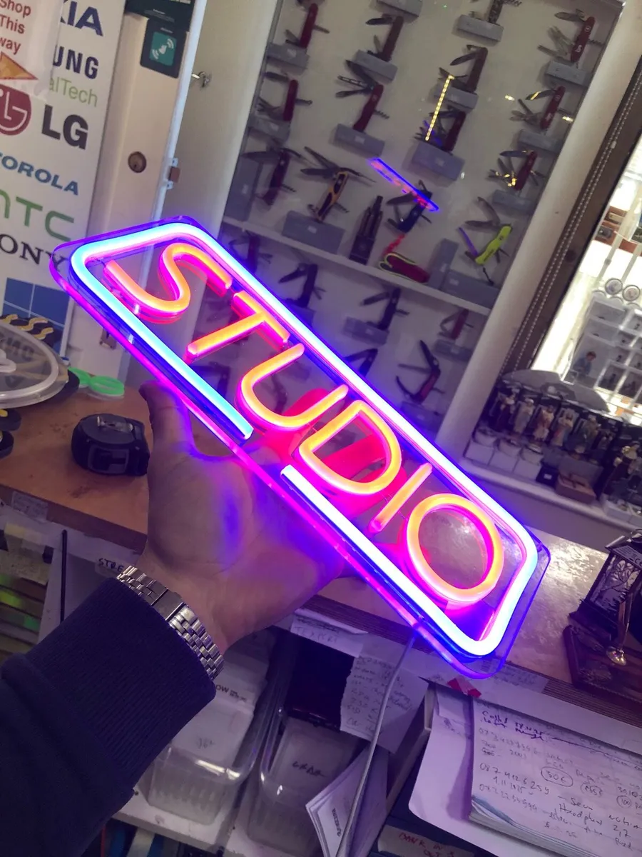 STUDIO Neon sign for Businesses Nail Salon Tattoo - Image 2