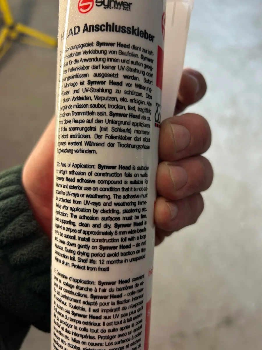 Airtightness sealant - Image 2