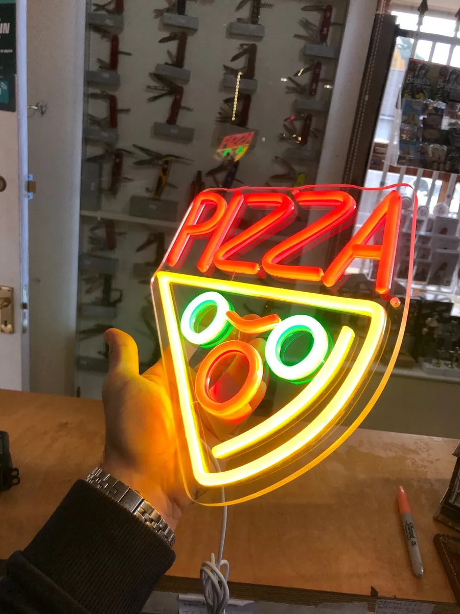 Pizza Take Away Neon Sign Brand New - Image 2