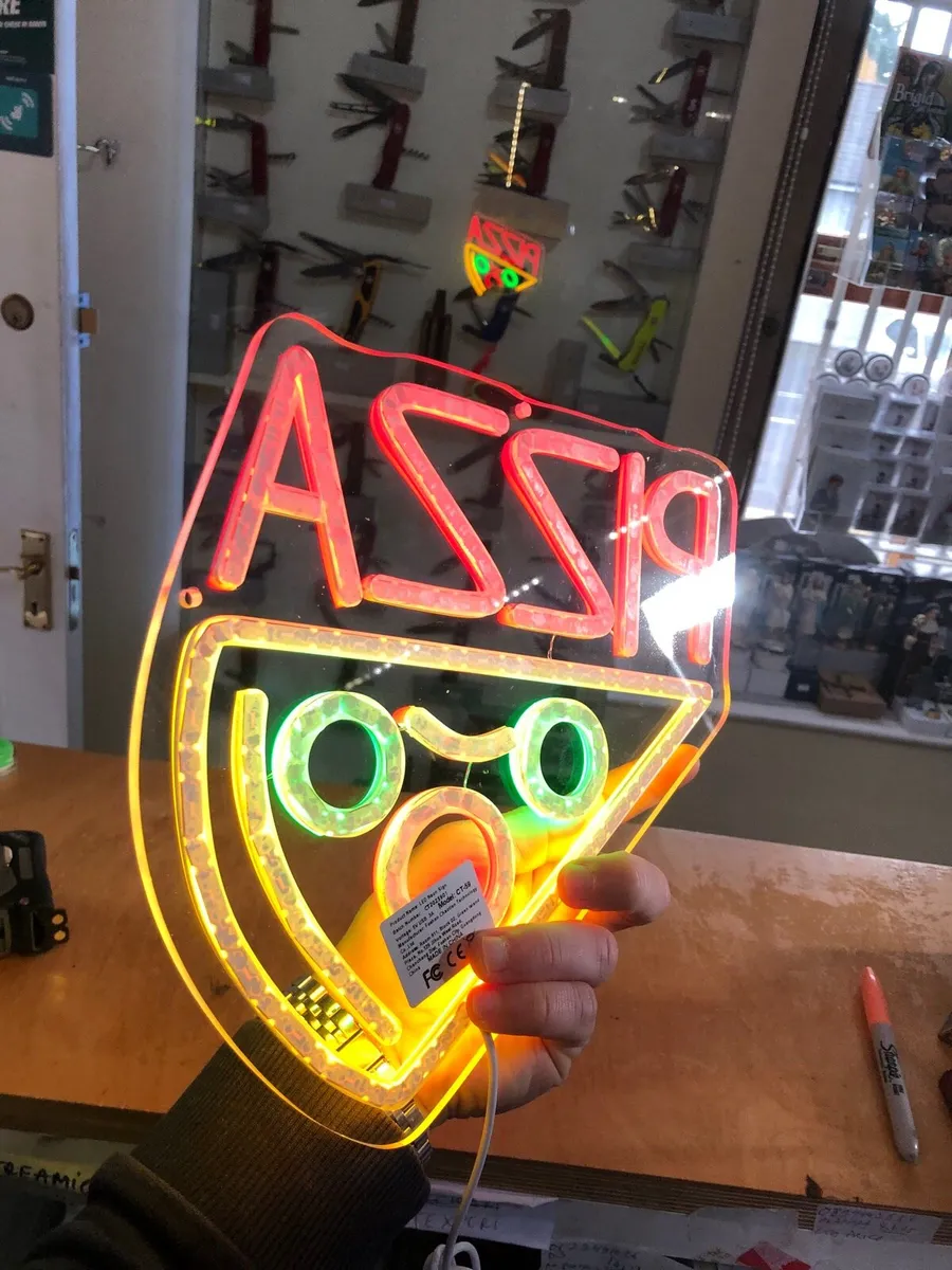 Pizza Take Away Neon Sign Brand New - Image 3