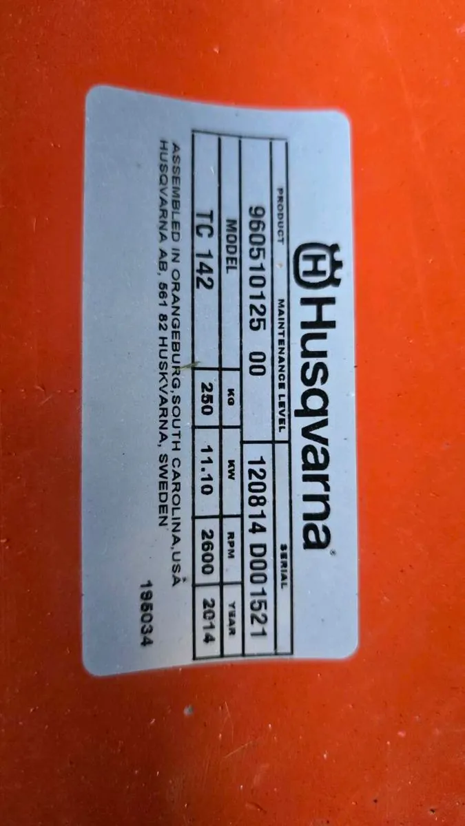 Husqvarna TC142 - Image 2