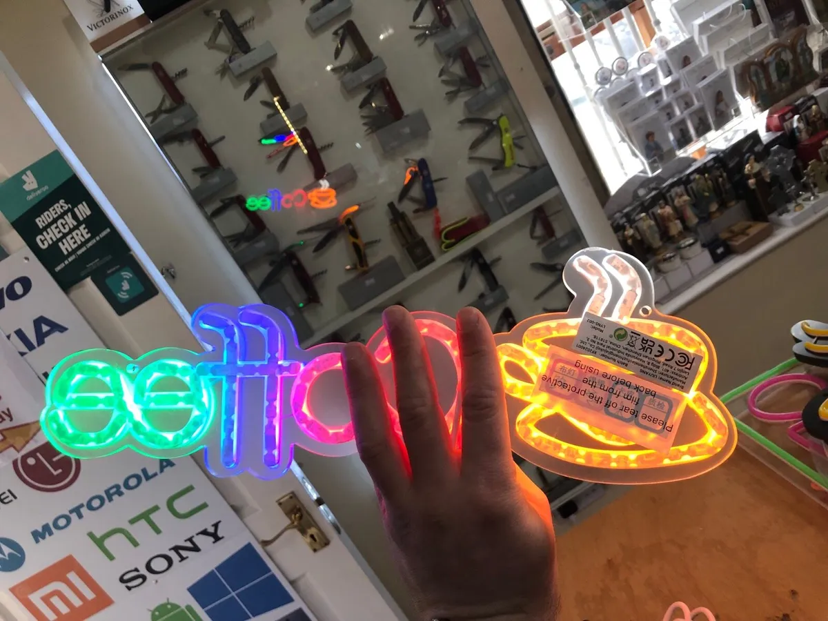 COFFEE NEON Sign Multicolour For Coffeeshops and B - Image 3