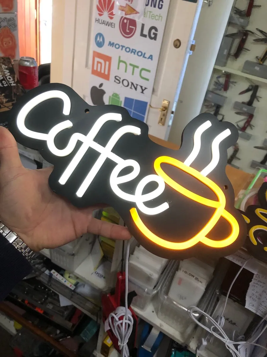 NEON COFFEE Shop Sign for Coffeeshops  and Bars - Image 1