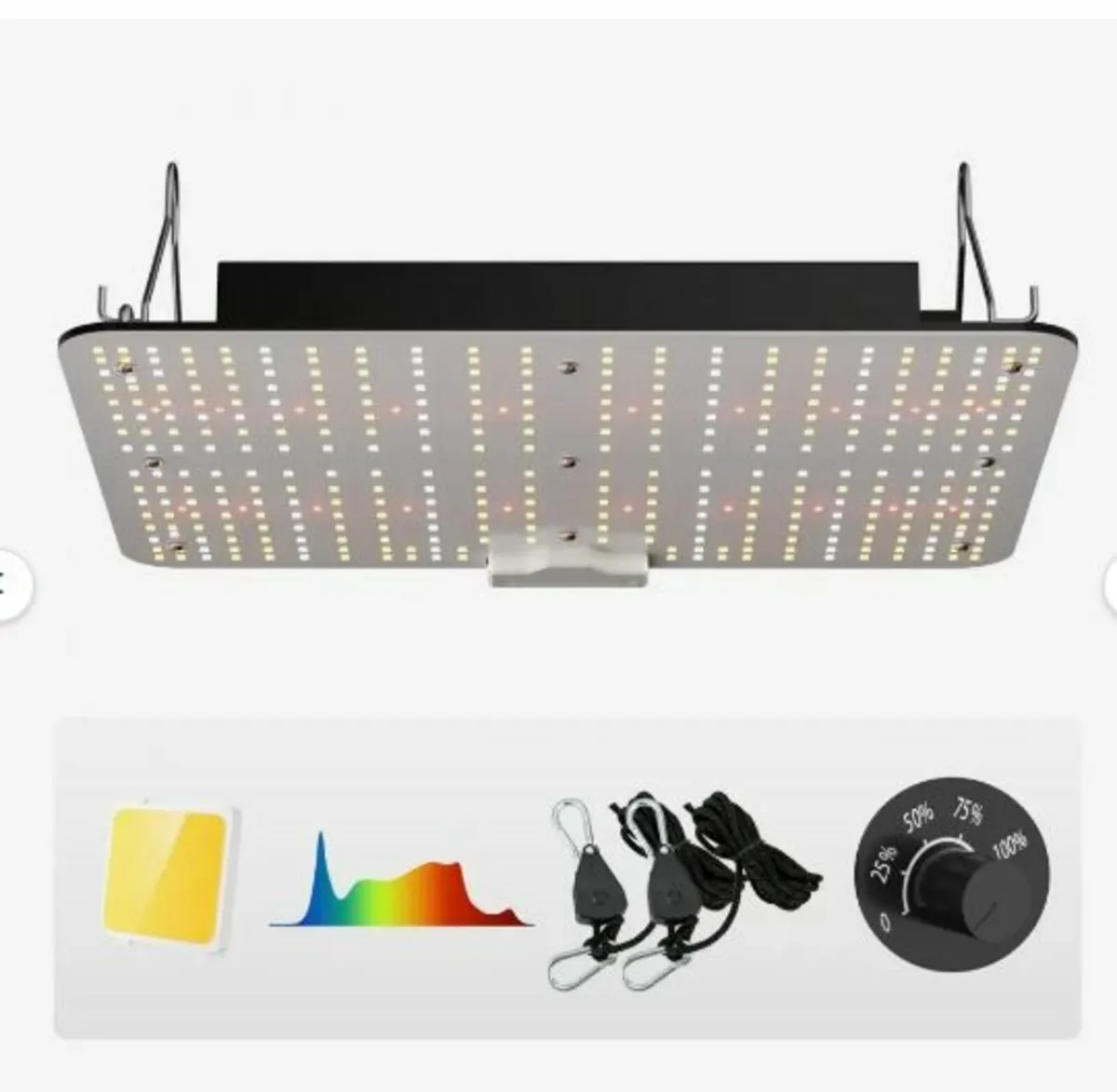 Grow Light, 150W Full Spectrum Dimmable - Image 1