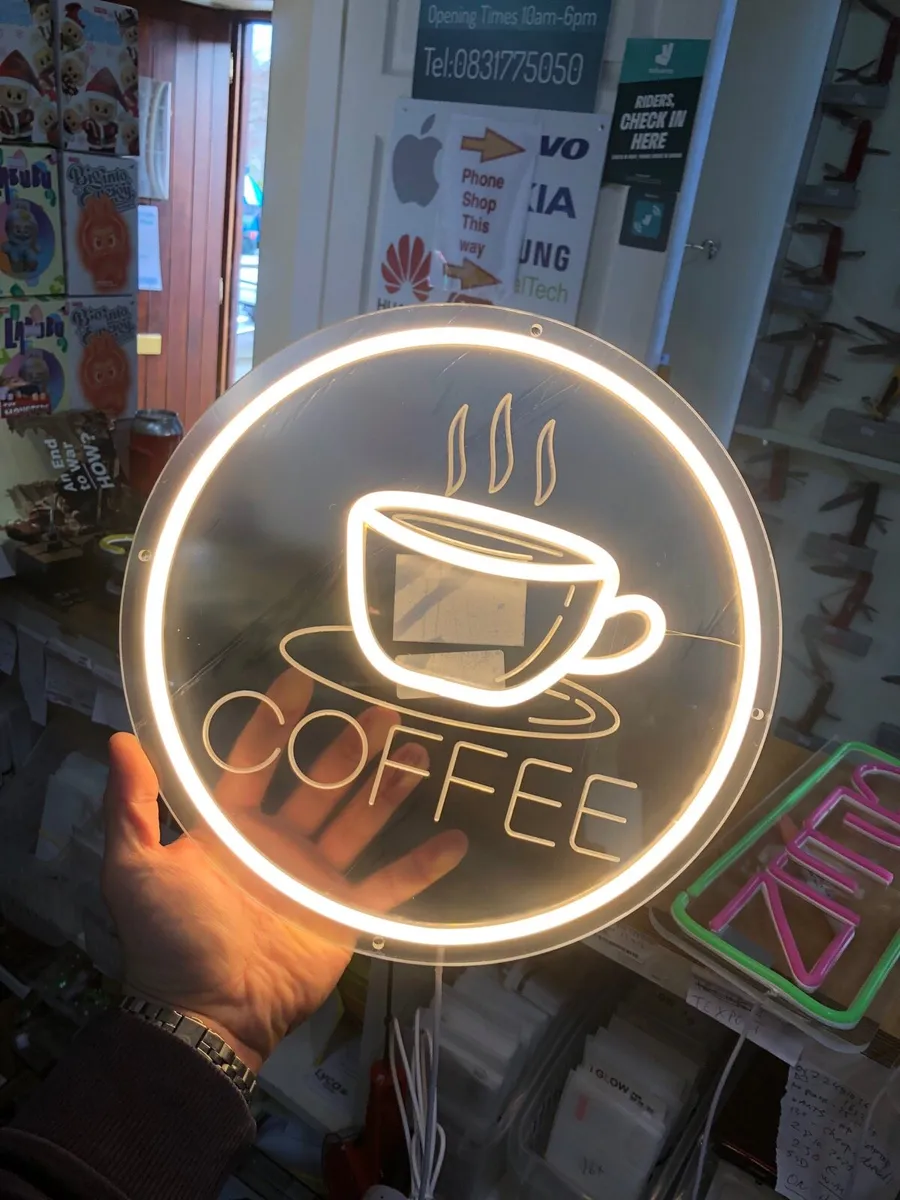 COFFEE Shop NEON Sign For Coffeeshops and Bars - Image 1
